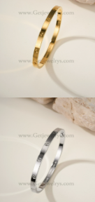 202523365 Love Bracelet Small Model Yellow Gold and White Gold