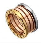 202523428  4-Band Ring in Rose White and Yellow Gold