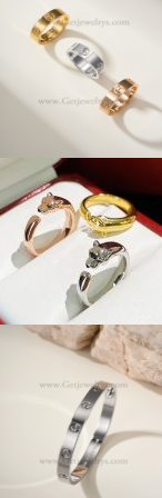 202523444 Love Bracelet and ring and Panthere Ring