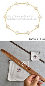 202523461 Vintage Alhambra Necklace and H Belt