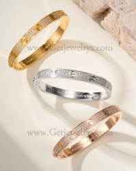 202523468 Love Bracelet With Pave Diamonds