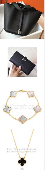202523476  Picotin Lock and Wallet and Vintage Alhambra Bracelet and Necklace