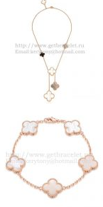 202523504 Alhambra Necklace and Bracelet