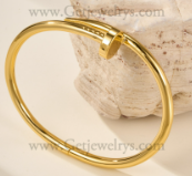 202523506 Nail Bracelet Classic Model Yellow Gold