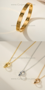 202523522 Classics Love Bracelet and Necklace Yellow Gold
