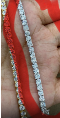 2025102401 White Gold with DIamonds Bracelet