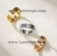 202523757 LOVE Ring Classic Mondel With 3 Diamonds