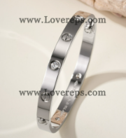 202523764 Classics Love Bracelet with 4 Diamonds White Gold