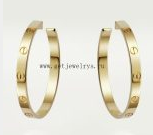 202523769 Love Earrings Large Yellow Gold